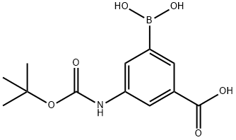 3-(N-BOC-氨基)-5-羧基苯基硼酸