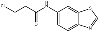 N-6-苯并噻唑基-3-氯丙酰胺