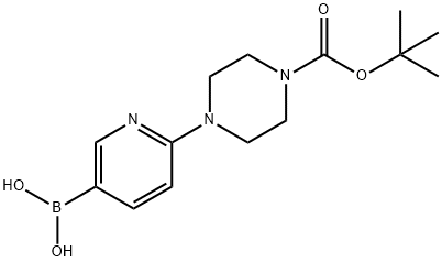 2-(4-N-Boc-piperazino)pyridine-5-boronic acid