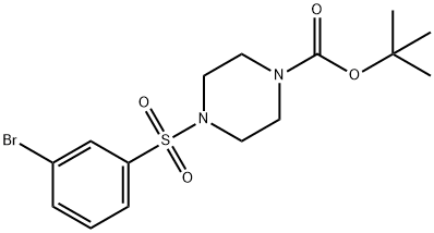 4-(3-溴-苯磺酰基)-哌嗪-1-羧酸叔丁基酯