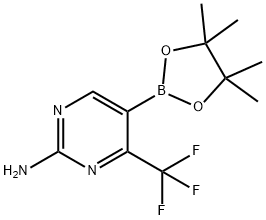 5-(4,4,5,5-Tetramethyl-1,3,2-dioxaborolan-2-yl)-4-(trifluoromethyl)pyrimidin-2-amine