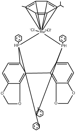 氯[(S)-(-)-5,5'-双(二苯基膦)-4,4'-二--1,3-苯并二噁茂](对伞花烃)氯化钌(II)