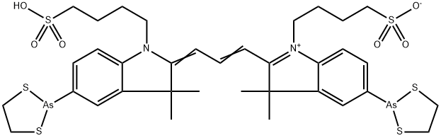 Bis(dithiarsolanyl)-bis(sulfobutyl) Cyanine 3