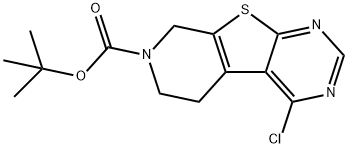 tert-butyl 3-chloro-8-thia-4,6,11-triazatricyclo[7.4.0.0²,⁷]trideca-1(9),2(7),3,5-tetraene-11-carboxylate