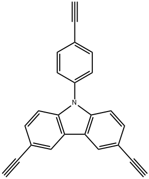 3,6-二乙炔基-9-(4-乙炔基苯基)-9H-咔唑