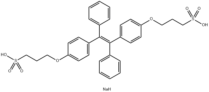 3,3′-{[（1,2-二苯基乙烯-1,2-二基）双（4,1-亚苯基）]双（氧基）}双（丙烷-1-磺酸钠）