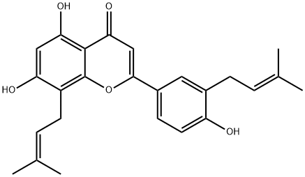 8;3'-二异戊烯基芹菜素