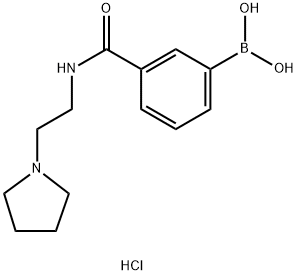 3-[2-(1-吡咯烷基)乙基氨甲酰基]苯硼酸盐酸盐