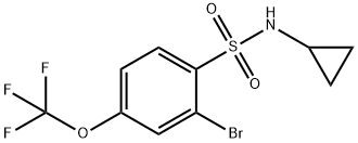 N-环丙基2-溴-4-三氟甲氧基苯磺酰胺