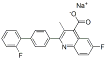 SODIUM 6-FLUORO-2-(2'-FLUORO-[1,1'-BIPHENYL]-4-YL)-3-METHYLQUINOLINE-4-CARBOXYLATE