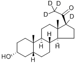 5β-Pregnan-3α-ol-20-one-d4