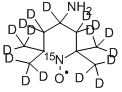 4-Amino-2,2,6,6-tetramethylpiperidine-d17;1-15N-1-oxyl