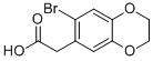 2-(7-溴-2,3-二氢-1,4-苯并二噁英-6-基)乙酸