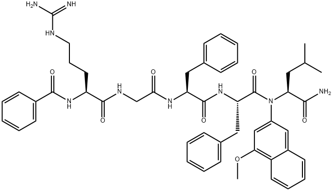 Bz-Arg-Gly-Phe-Phe-Leu-4MβNA trifluoroacetate salt