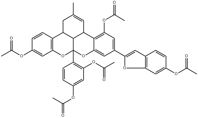 Mulberrofuran G pentaacetate