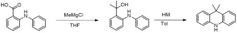 9,9-二甲基吖啶的合成路线