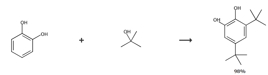 3,5-二叔丁基儿茶酚的合成路线