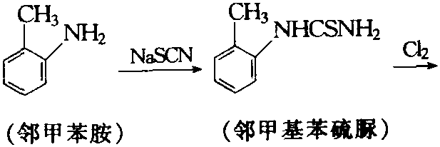 邻甲苯胺与硫酸、硫氰酸钠反应制备邻甲苯基硫脲